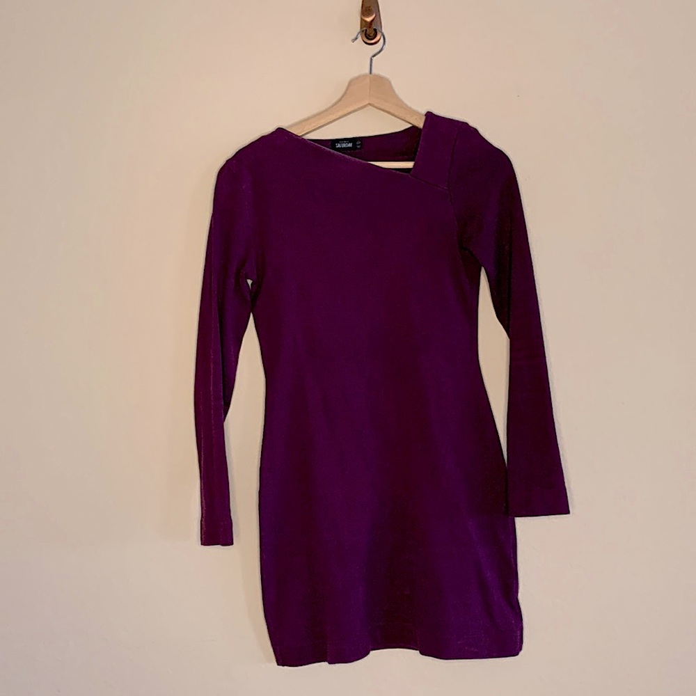 Kate Spade Saturday purple mini dress Size XS